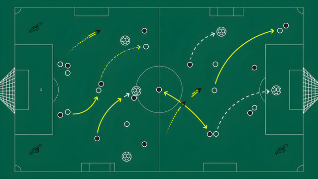 Soccer football strategy game plan tactics board