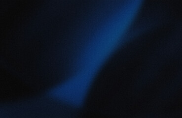Dark cosmic space with glowing blue nebula © MD