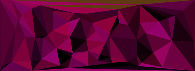 Abstract Purple Low Poly Geometric Background © Makhon