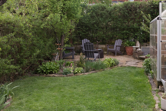 Quiet back yard