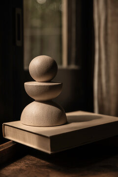 Abstract decor piece in the shape of a woman