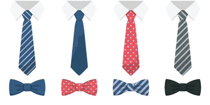 Gentlemans accessories mens fashion ties and bowties including stripes polka dots and solid colors for formal events.