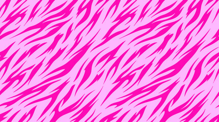 Fototapeta premium Pink zebra stripe pattern repeating abstract design with jagged edges