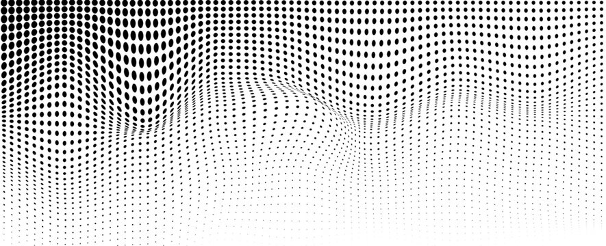 Abstract seamless geometric pattern featuring a neatly arranged grid of black and white concentric circles background design.