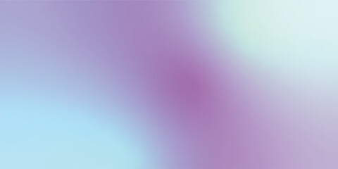 Obraz premium An abstract mesh gradient background featuring a soft blurred blend of light lavender purple and pale cyan tones.