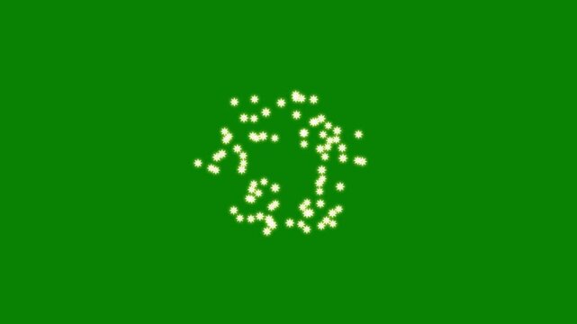glitter blast sparkle animation on green screen.shimmering glitter dust trails, blinking starlight particles. azzling effects and shining fairy burst animation for festive celebrations 4K