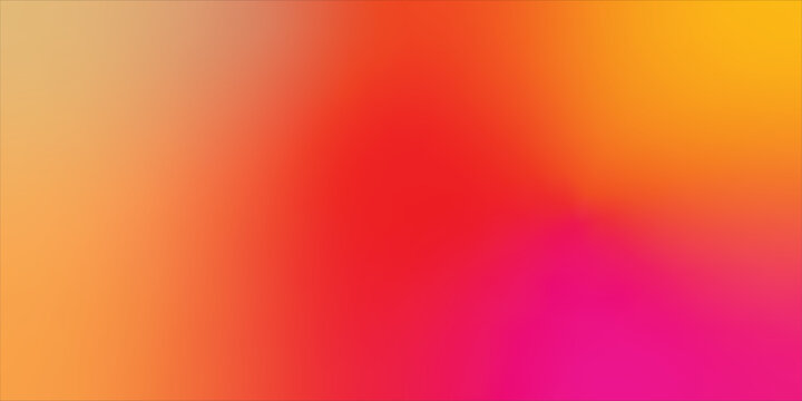An abstract mesh gradient background featuring a soft blurred blend of vibrant red yellow pink and warm orange tones.