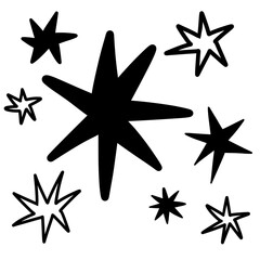 Fototapeta premium Star Asymmetry Shape