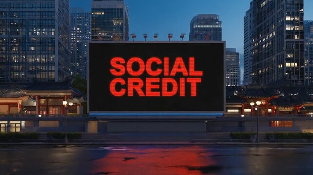Citizens' social credit.
