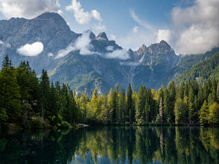 mountain lake in the mountains