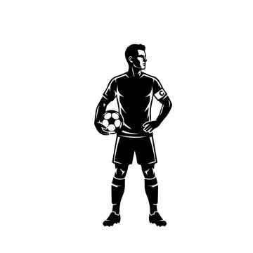 Football Referee Whistle Silhouette Vector Isolated