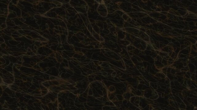 Abstract Wavy Light Trails in Dark Space
