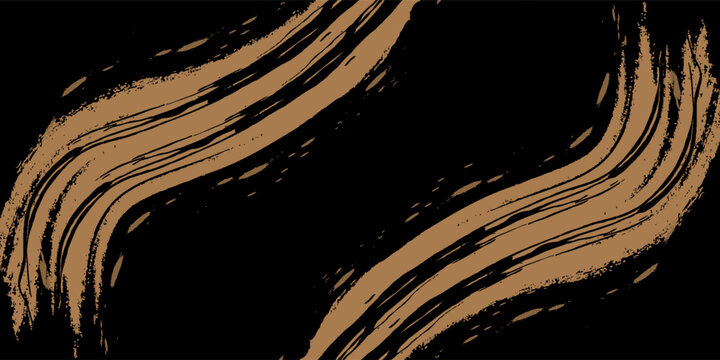 brown black brush car sticker wrap abstract banner pattern sporty lines black brown grunge color combination brush motorsport racing pattern, vectorillustration, Eps 10.