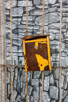 Old rusty postbox
