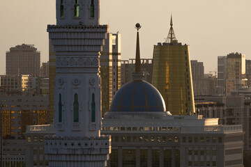 Obraz premium Ak Orda Presidential Residence with government buildings in Astana Kazakhstan