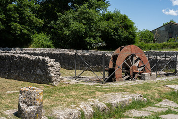 Obraz premium Molise. Sepino Archaeological Park - Altilia-Saepinum Archaeological Area