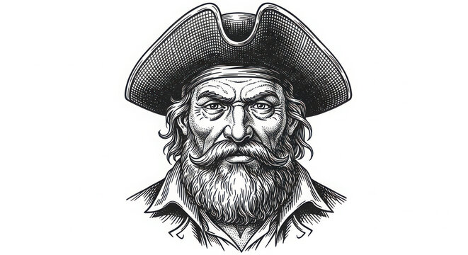 Pirate Portrait Illustration
