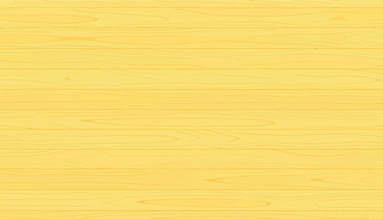 Naklejka premium A seamless vector illustration of a light yellow wooden surface, featuring horizontal grain patterns and planks, ideal for backgrounds, interior design textures, and digital graphic compositions.
