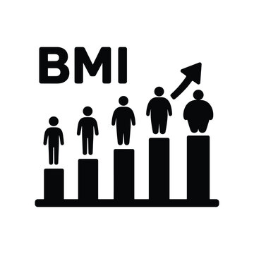 BMI Chart Icon for Health Assessment Tracking