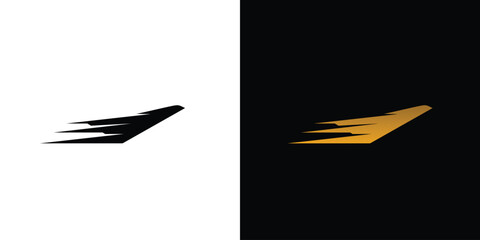 Obraz premium Elegant and modern eagle logo design