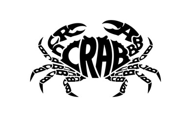 Fototapeta premium Stylized Crab Design Art