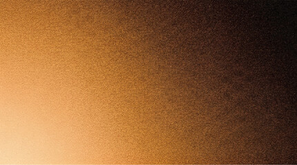 Fototapeta premium Golden Brown Grainy Texture Gradient Abstract Background