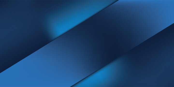 Latar belakang abstrak biru tua hitam. Geometris. Sudut sudut segitiga garis diagonal 3d. Gradien. Cahaya, bayangan. Grain derau grange. Bisnis logam matte.Technology. Desain.Banner lebar