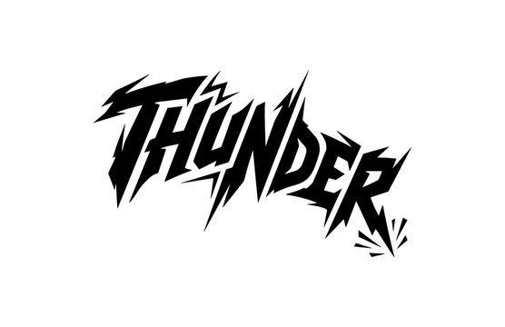 Thunder Text Logo