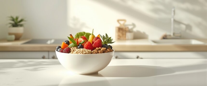 Marketing banner for nutrient packed foods that improve brain health and elevate happiness with stress relieving snack options