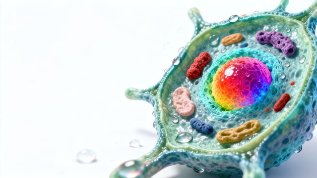 Colorful Cell Structure Model