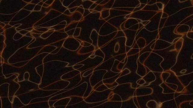 Abstract Light Trails Moving Across Dark Background