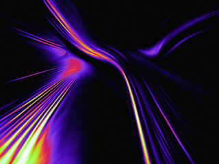 Grainy purple light trails background glowing neon waves, dynamic motion blur, luminous streaks, and futuristic energy flow. Perfect for banners, music album covers, wallpapers, and digital artwork. © djjeep_design