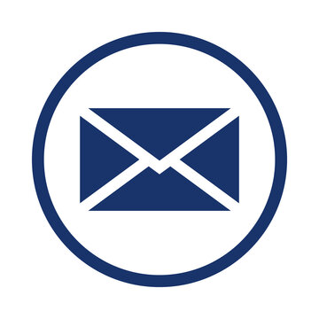 Email icon isolated on transparent background