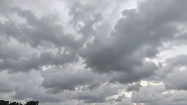 A dramatic scene of impending weather, capturing the intensity and beauty of nature's power.