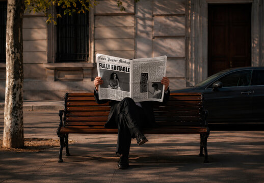 Newspaper Editorial Mockup