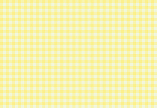 Pastel yellow gingham seamless pattern, soft lemon checked plaid background, minimalist grid texture for easter, kitchen, baby cloths