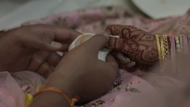 Indian Wedding Rituals with Bride and Groom Performing Sacred Traditions, Pheras, Mandap Ceremony, and Cultural Marriage Customs