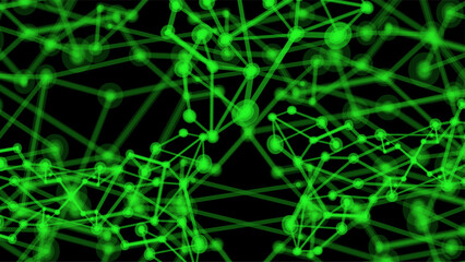 Obraz premium AI network technology digital background