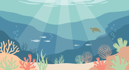 Underwater Ocean Fish Coral Reef © Limon