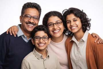 Fototapeta premium Happy family portrait smiling