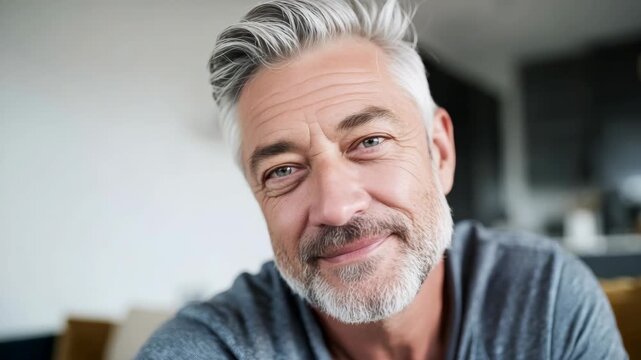 A cheerful older gentleman