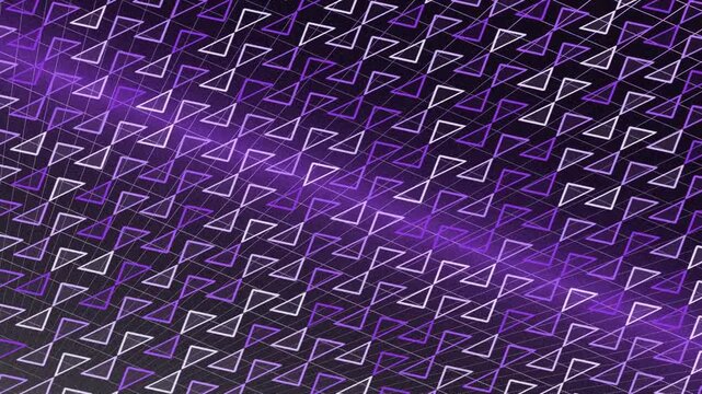 Geometric Pattern Textures in Purple and White Triangles on Dark Background