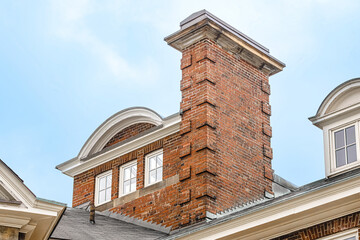 Fototapeta premium Colonial architecture Flavelle House feature of heritage building, Toronto, Canada