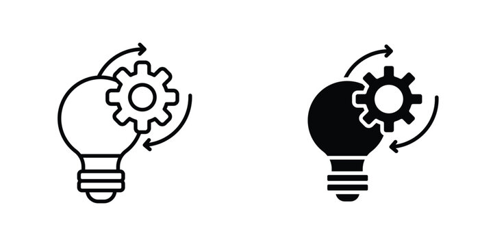 Implement icons Designs. icon element in trendy styles