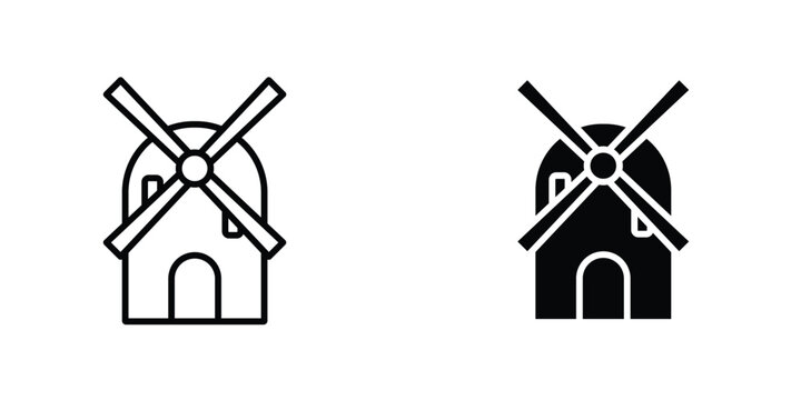 Mill icons Designs. icon element in trendy styles