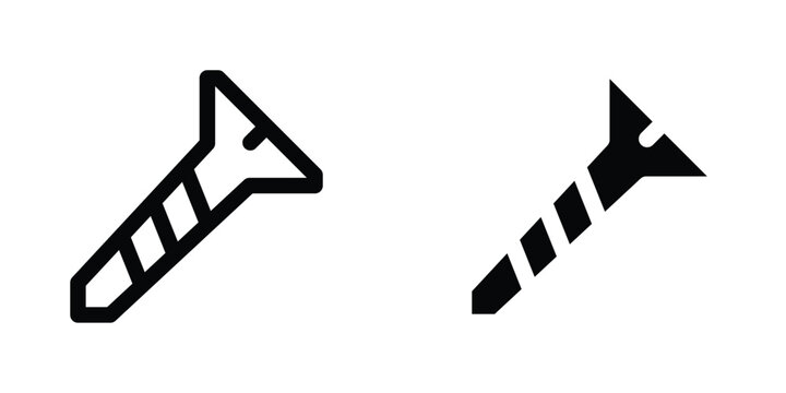 Screws icons Designs. icon element in trendy styles