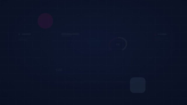 green and magenta analytics dashboard flat design animation loop