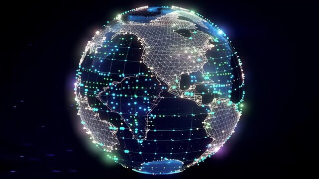Digital Earth Network Storm in Cyberspace Technology