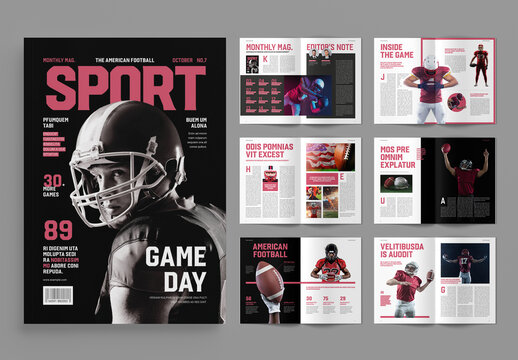 Sport Magazine Layout