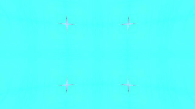Abstract Futuristic Kaleidoscope Background Generated from Bright Neon Geometric 3D Forms and Seamless Motion